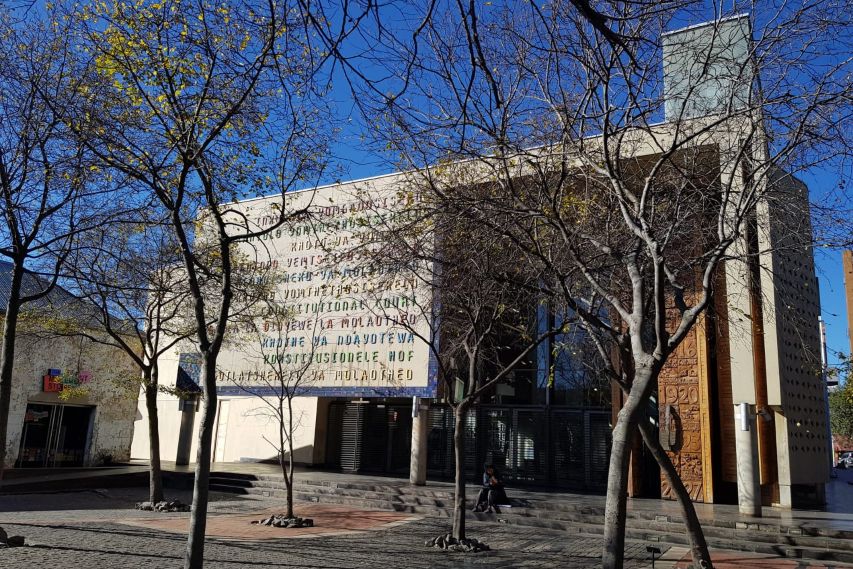 The 11 official languages displayed on the Constitution Court at Constitution Hill in Johannesburg The 11 official languages displayed on the Constitution Court at Constitution Hill in Johannesburg