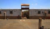 A watch tower at the Number Four Prison at Constitution Hill in Johannesburg